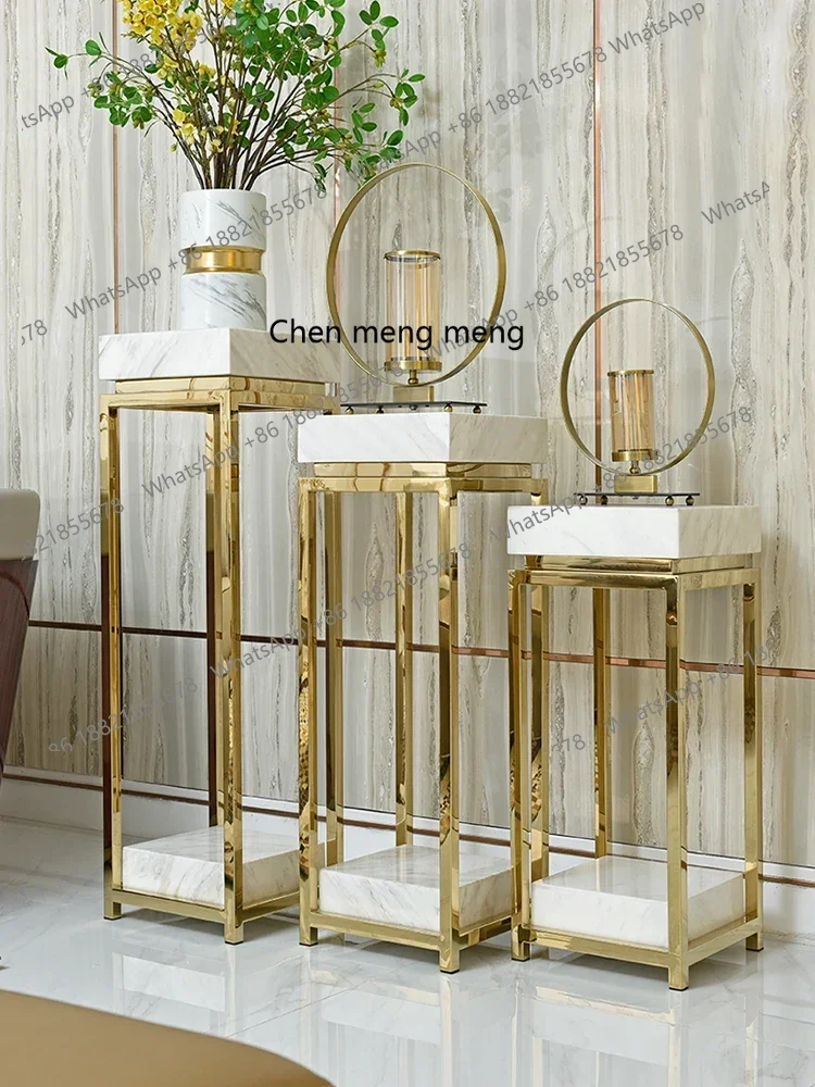 E1001 ss Simple Floor Flower Stand Indoor Commodity Shelf Natural Marble Living Room TV Cabinet next to Decoration Shelf
E1001 ss Simple Floor Flower Stand Indoor Commodity Shelf Natural Marble Living Room TV Cabinet next to Decoration Shelf