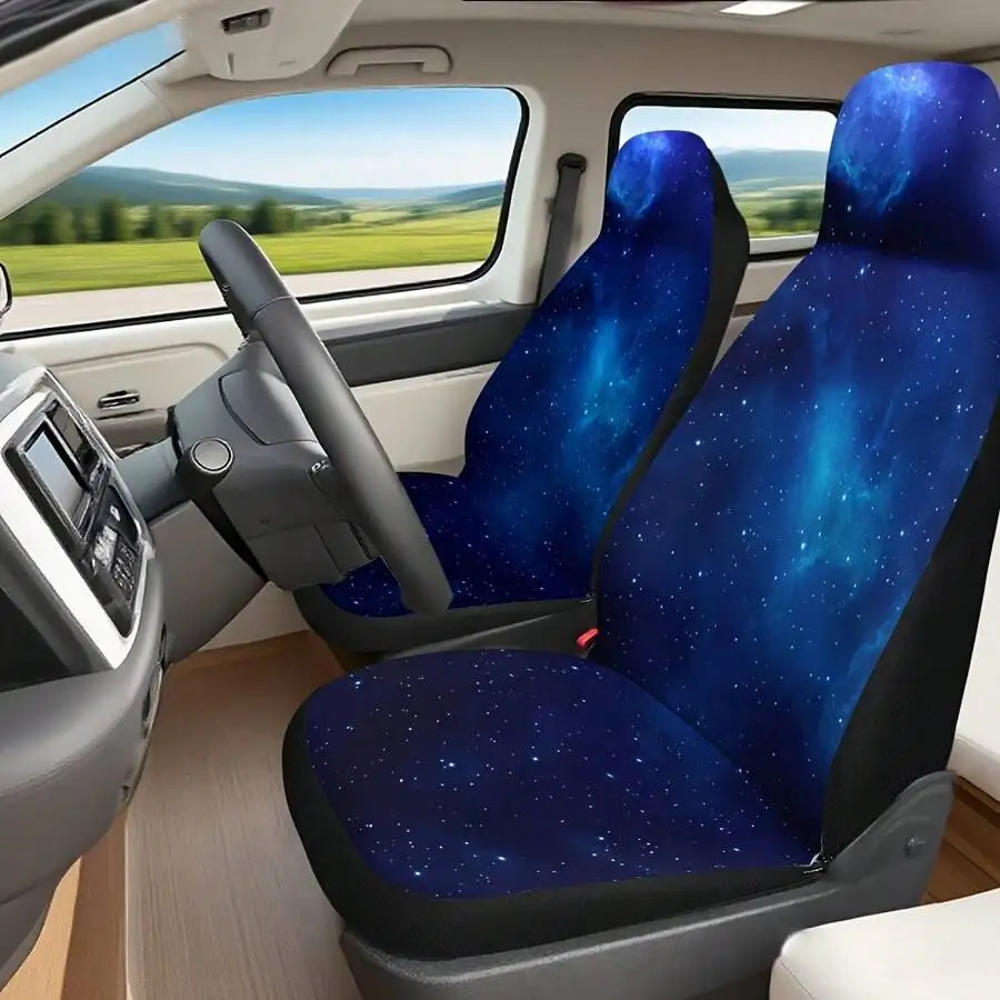 Galaxy Print Car Seat Covers Set Soft Breathable Fabric Universal Fit For Most Vehicles
Galaxy Print Car Seat Covers Set Soft Breathable Fabric Universal Fit For Most Vehicles