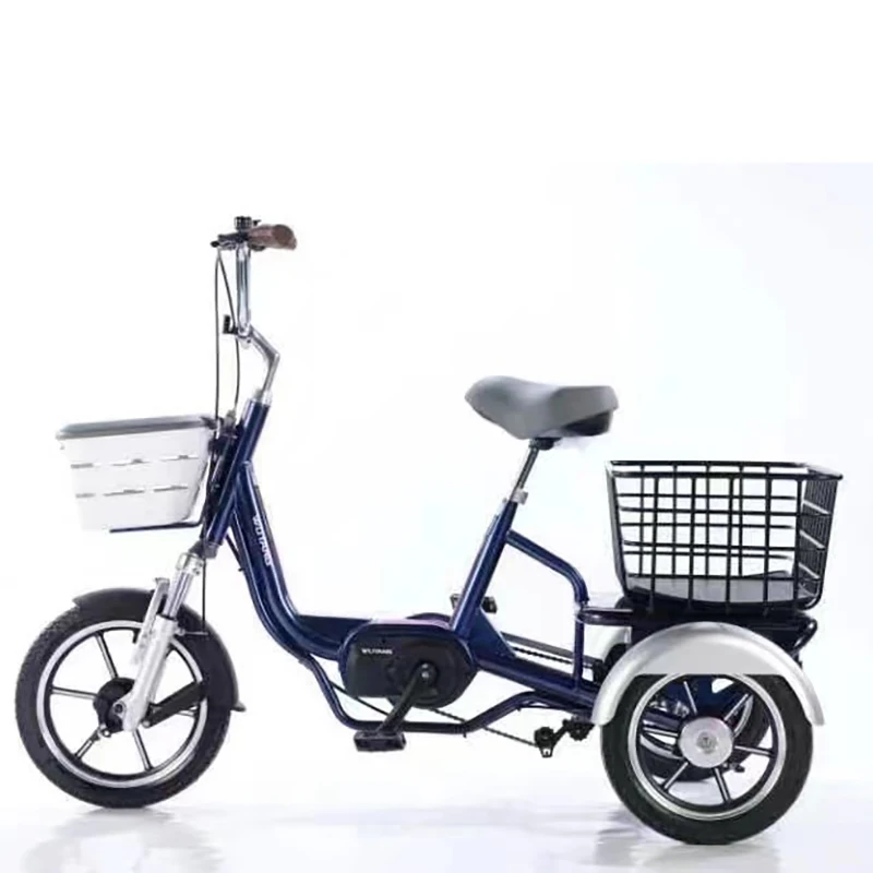Electric-assisted three-wheeled bicycle Mid-mounted electric power-assisted mobility travel lithium battery cargo Tricycle
Electric-assisted three-wheeled bicycle Mid-mounted electric power-assisted mobility travel lithium battery cargo Tricycle