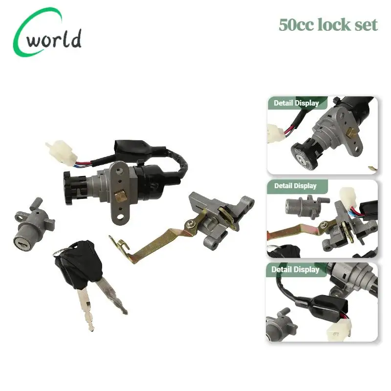 Комплект замков зажигания и сиденья для мотоцикла Yamaha JOG 50, JOG Z, ZS, ZR 50cc
Комплект замков зажигания и сиденья для мотоцикла Yamaha JOG 50, JOG Z, ZS, ZR 50cc