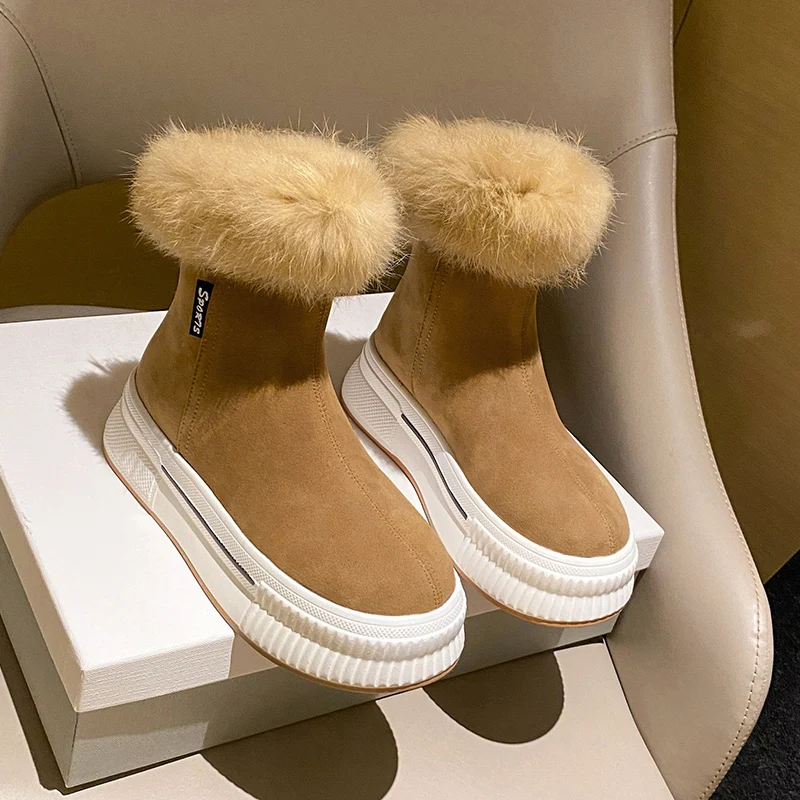 2022 Winter Snow Boots Women Ski Boots Fluffy Hairy Lace Up Middle Calf Platform Flat with White Ski Boots
2022 Winter Snow Boots Women Ski Boots Fluffy Hairy Lace Up Middle Calf Platform Flat with White Ski Boots