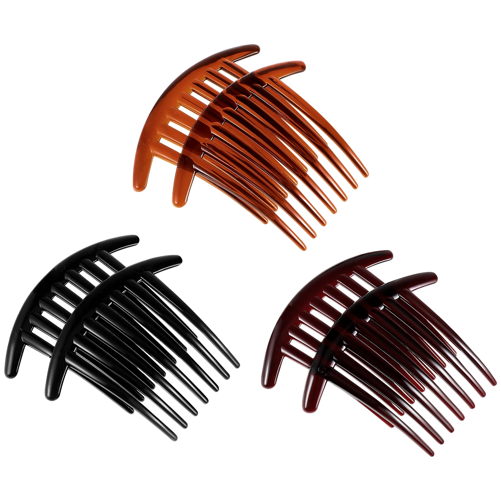 6 Pcs 7 Teeth Claw Combs Plastic Hair Accessories Smooth Edges Anti Damage Side Combs For Women Fix Bangs Decorations Hair Care
6 Pcs 7 Teeth Claw Combs Plastic Hair Accessories Smooth Edges Anti Damage Side Combs For Women Fix Bangs Decorations Hair Care