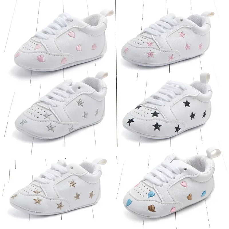 Newborn Baby Shoes Boy Girl Classical Sport Soft Sole PU Leather Multi-Color First Walker Casual Sneakers White Baptism Shoes
Newborn Baby Shoes Boy Girl Classical Sport Soft Sole PU Leather Multi-Color First Walker Casual Sneakers White Baptism Shoes