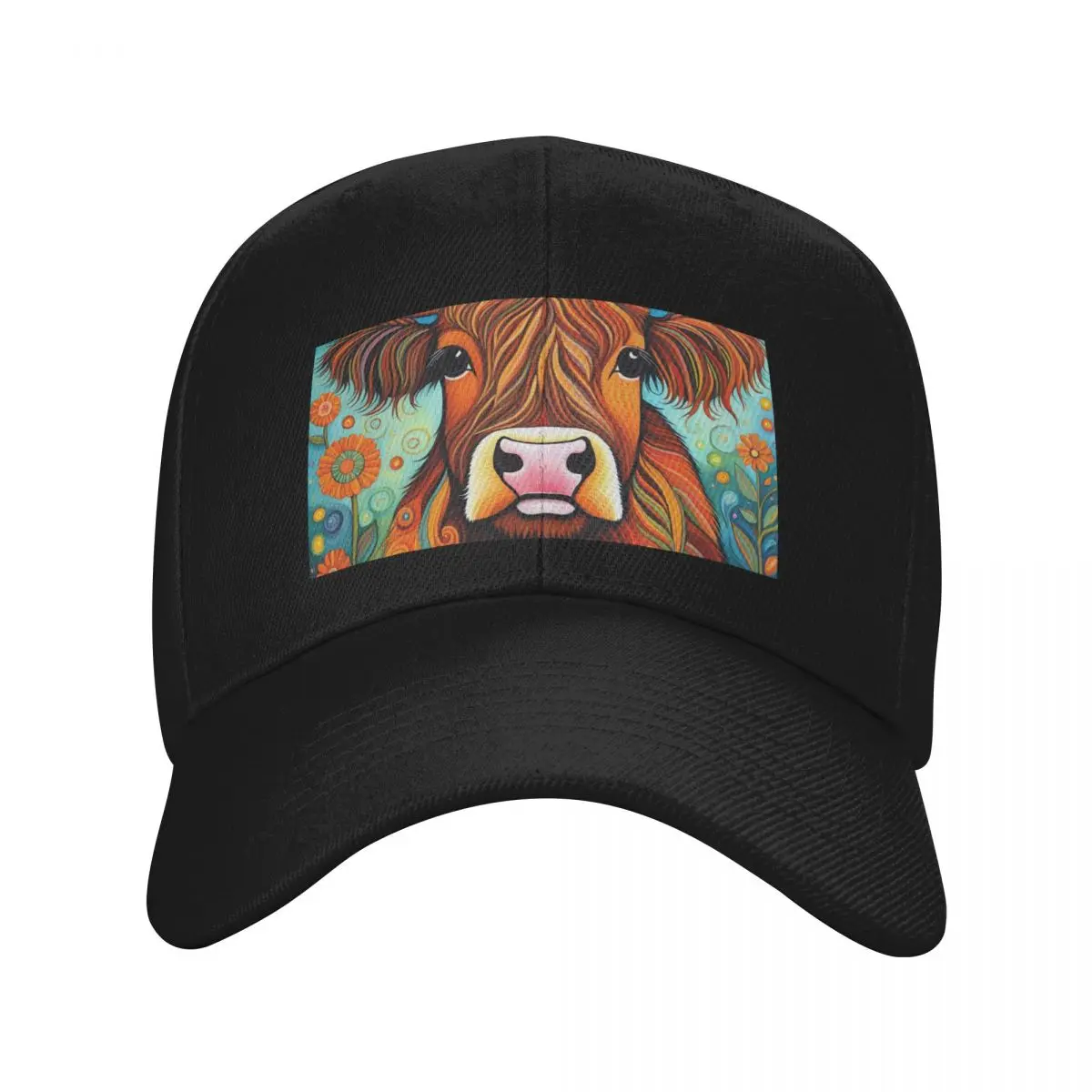 Folk Art Highland Cow Baseball Cap Hat Man Luxury beach hat Luxury man cap cute Luxury Woman Men's
Folk Art Highland Cow Baseball Cap Hat Man Luxury beach hat Luxury man cap cute Luxury Woman Men's