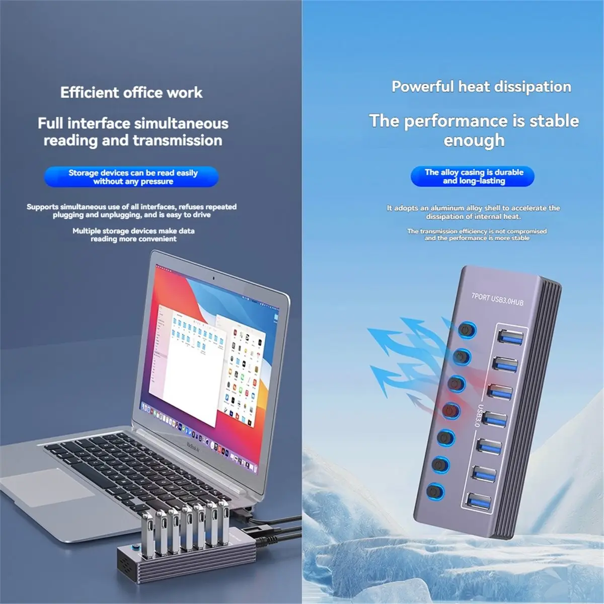 USB-концентратор USB 3.0, разветвитель 5 Гбит/с с индивидуальным переключателем ВЫКЛ/ВКЛ, светодиодный индикатор для компьютера, удлинитель USB-портов, 7 портов
USB-концентратор USB 3.0, разветвитель 5 Гбит/с с индивидуальным переключателем ВЫКЛ/ВКЛ, светодиодный индикатор для компьютера, удлинитель USB-портов, 7 портов