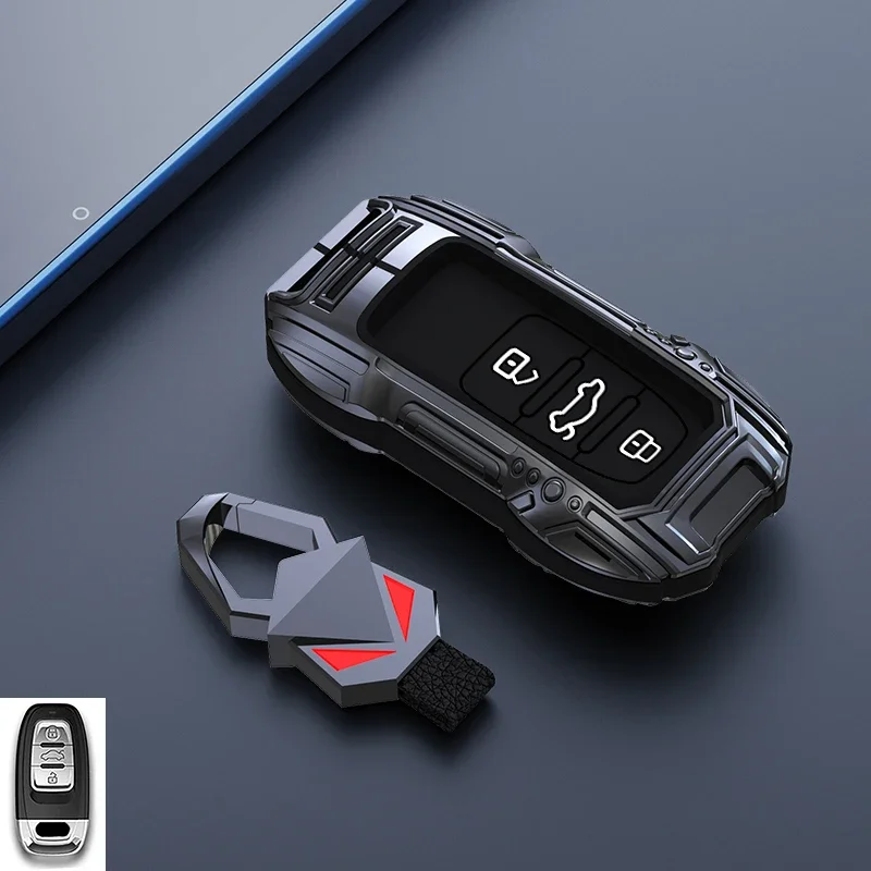 Alloy Car Remote Key Case Cover Protect Shell Bag For Audi A1 A3 A4 A5 A6 A7 A8 Quattro Q3 Q5 Q7 Q8 2009-2015 S6 S5 S4 RS6 S7
Alloy Car Remote Key Case Cover Protect Shell Bag For Audi A1 A3 A4 A5 A6 A7 A8 Quattro Q3 Q5 Q7 Q8 2009-2015 S6 S5 S4 RS6 S7