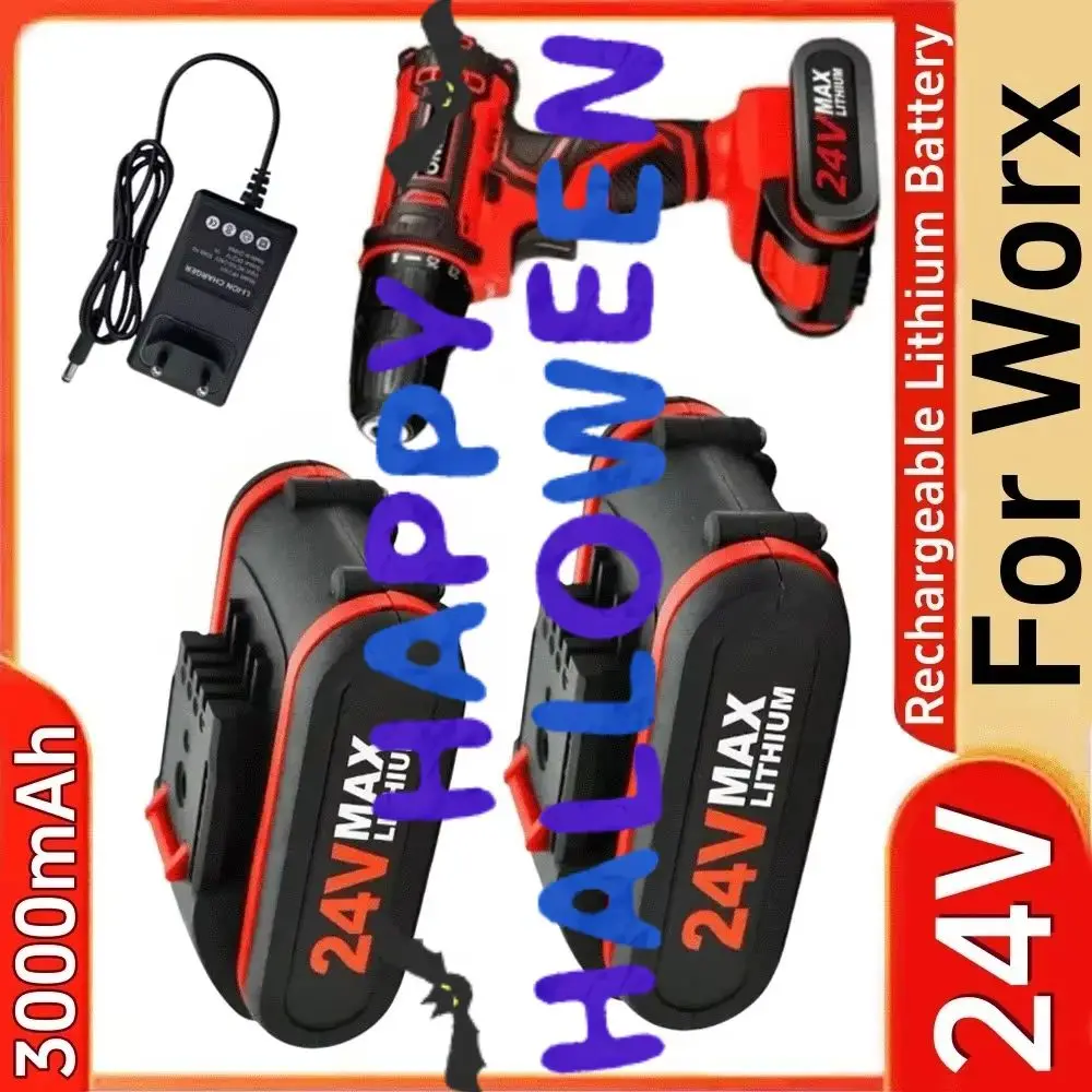 24V 3000mAh18650 Suitable for WORX Lithium 3ah Battery Power Tool Battery for Cordless Wrench Mini Chainsaw Electric Drill etc
24V 3000mAh18650 Suitable for WORX Lithium 3ah Battery Power Tool Battery for Cordless Wrench Mini Chainsaw Electric Drill etc