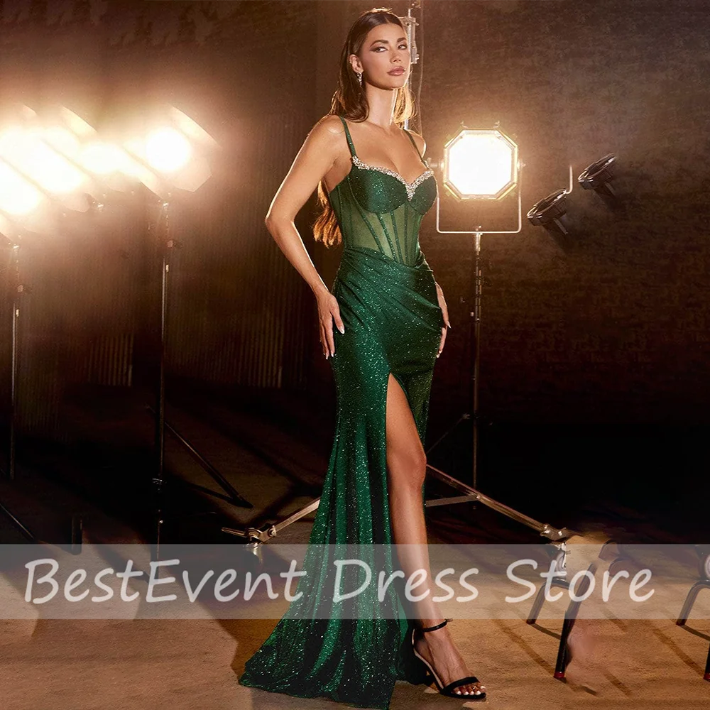 Radiant Spaghetti Straps Sequins Shiny Prom Party Dress Side Slit Backless Beading Evening Gown for Women Vestidos de novia
Radiant Spaghetti Straps Sequins Shiny Prom Party Dress Side Slit Backless Beading Evening Gown for Women Vestidos de novia