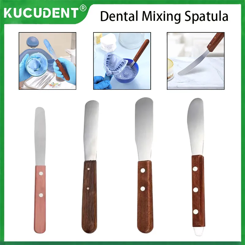 Dental Spatula Gypsum Wooden Handle Knife Metal Spatula Plaster Mixing Knife Cement Powder Mold for Impression Materials Tool
Dental Spatula Gypsum Wooden Handle Knife Metal Spatula Plaster Mixing Knife Cement Powder Mold for Impression Materials Tool