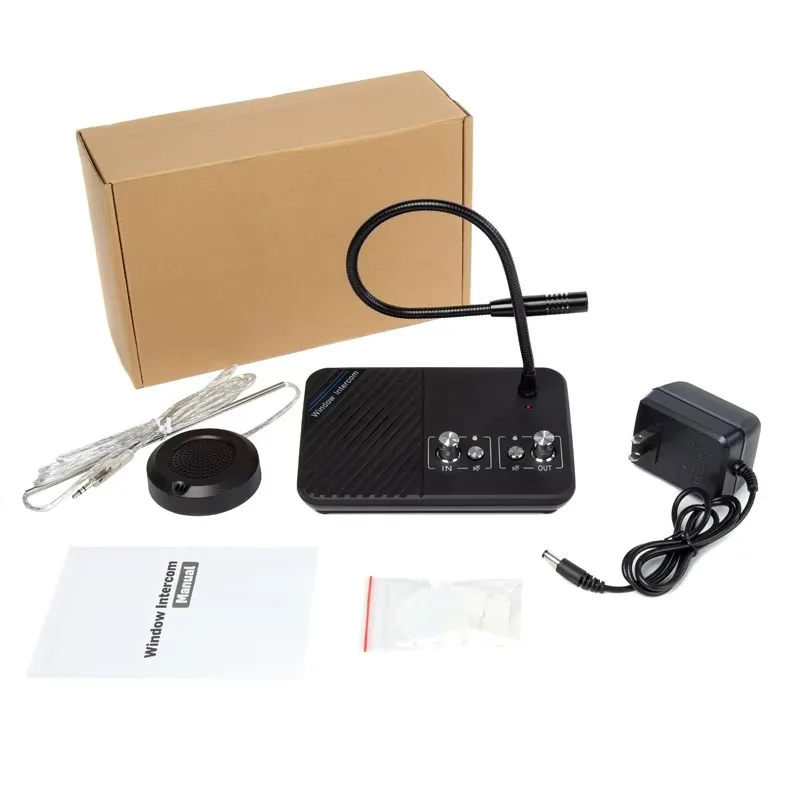 Most Popular Bank Window Intercom System Talk Through Glass Intercom for Counter Service E350
Most Popular Bank Window Intercom System Talk Through Glass Intercom for Counter Service E350