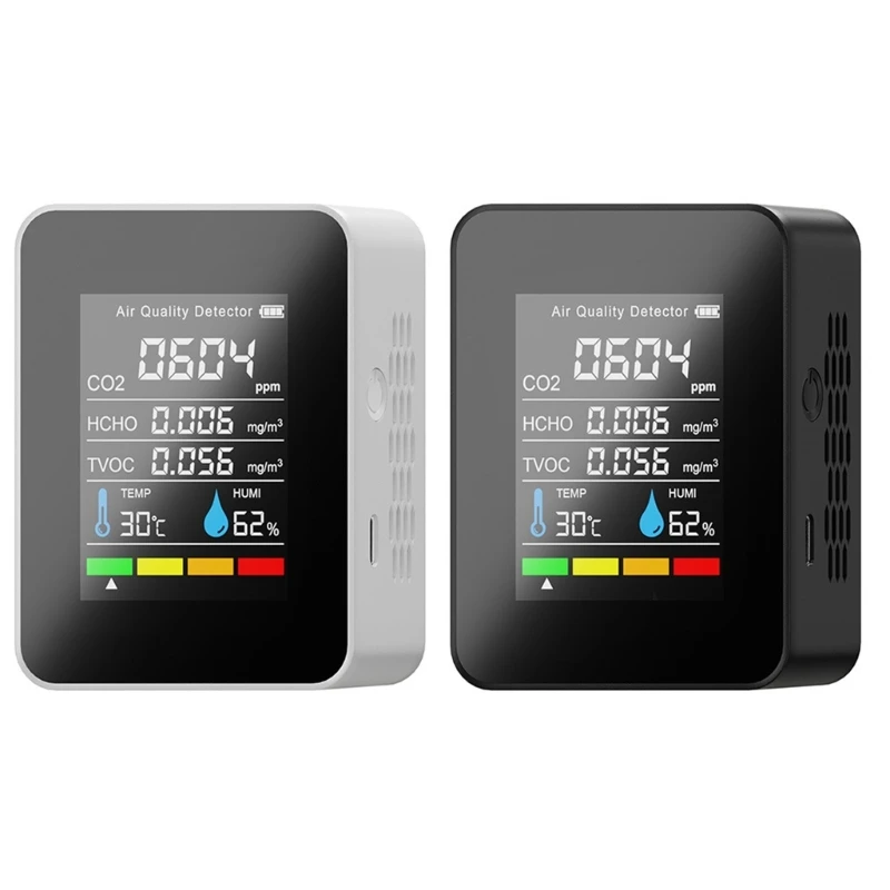 5-IN-1 CO-2 Detector Air Quality High Accurate for Home Office TOP ones
5-IN-1 CO-2 Detector Air Quality High Accurate for Home Office TOP ones