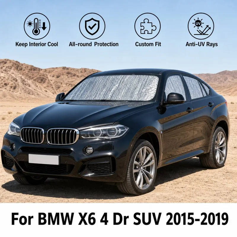 For BMW X6 4 Dr SUV 2015-2019 Full Set Car Window Sunshades UV Block Privacy Heat Insulated Foldable Car Curtain
For BMW X6 4 Dr SUV 2015-2019 Full Set Car Window Sunshades UV Block Privacy Heat Insulated Foldable Car Curtain