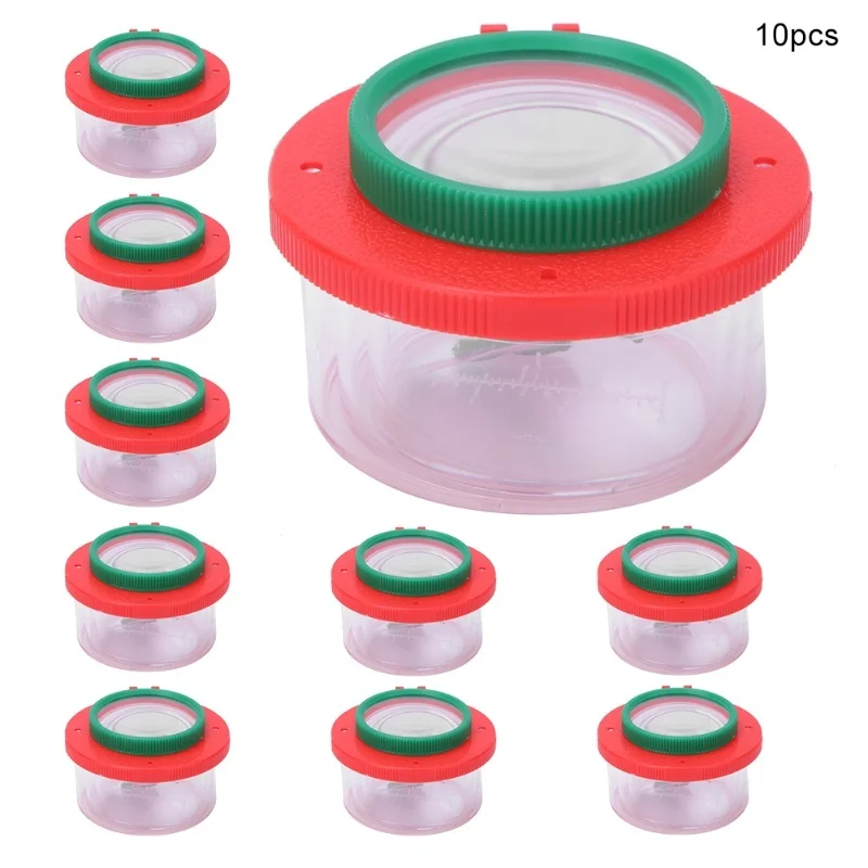 10pcs Insect Viewer Observing Magnifying Bug Box Science School Tool Children Toys
10pcs Insect Viewer Observing Magnifying Bug Box Science School Tool Children Toys