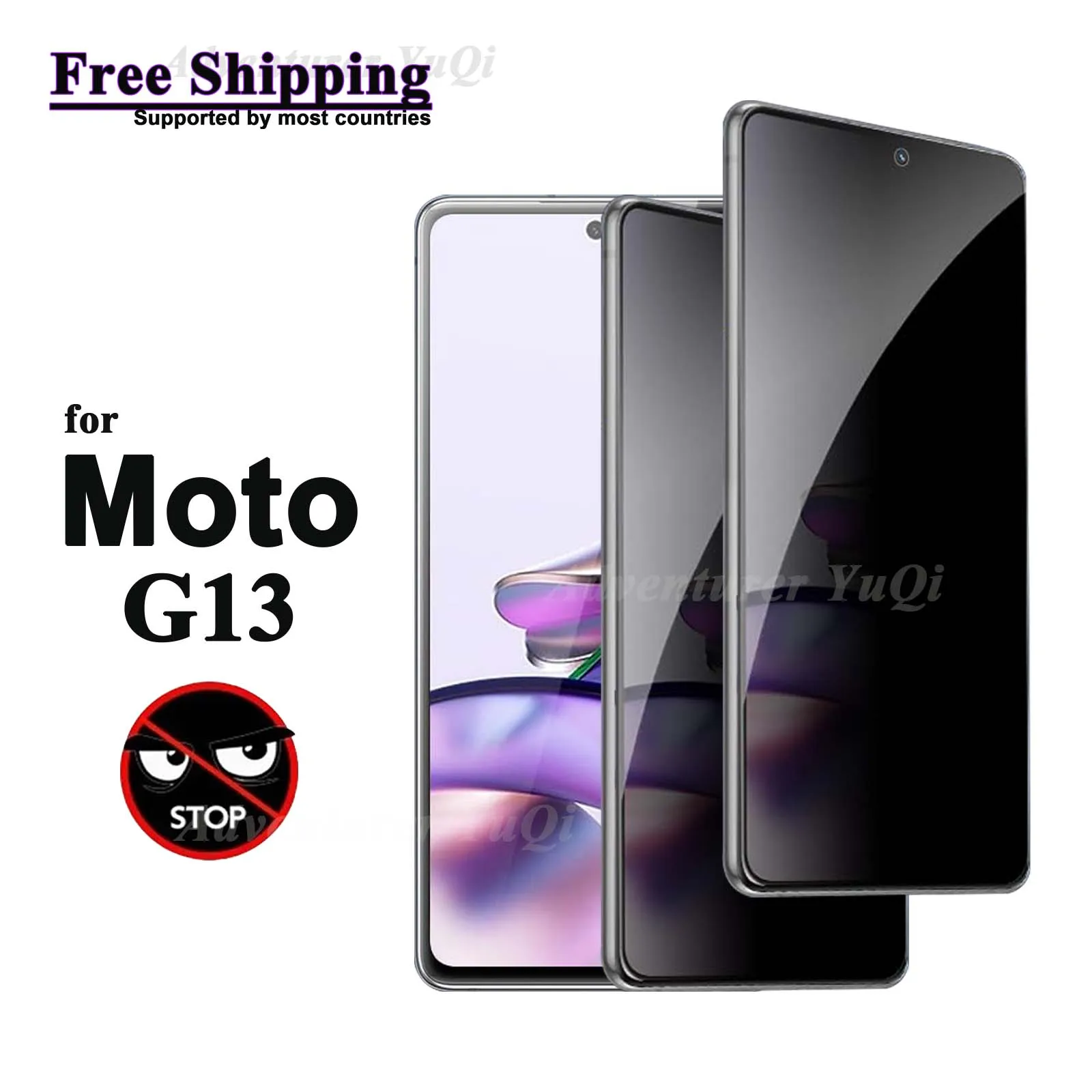 Anti Spy Screen Protector For Motorola Moto G13 Tempered Glass Privacy Anti Peep Scratch 9H Case Friendly High Aluminum
Anti Spy Screen Protector For Motorola Moto G13 Tempered Glass Privacy Anti Peep Scratch 9H Case Friendly High Aluminum