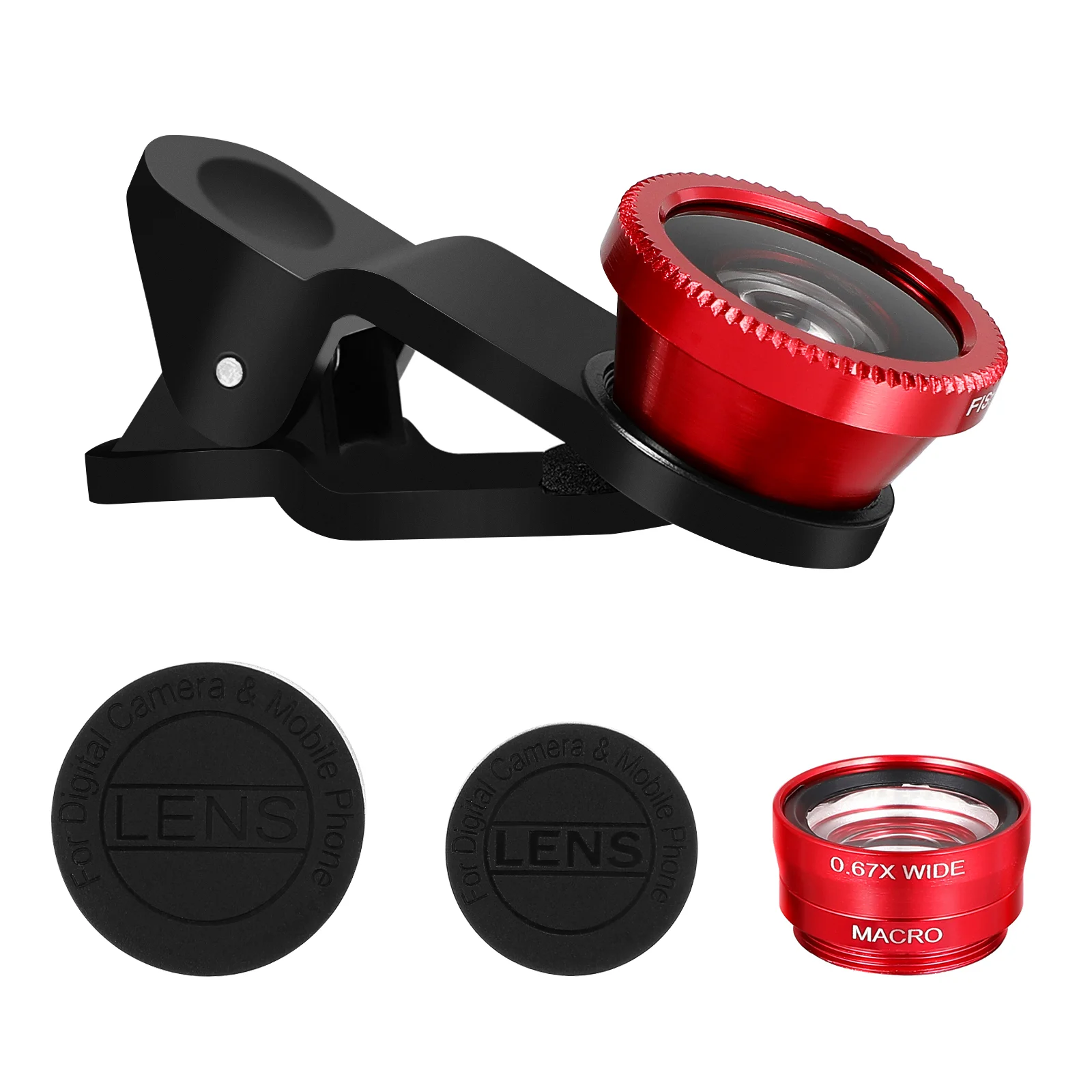 Mobile Phone 3 in 1 Fish Phones Lens for Smartphone Macro Camera Wide Angle Fisheye
Mobile Phone 3 in 1 Fish Phones Lens for Smartphone Macro Camera Wide Angle Fisheye