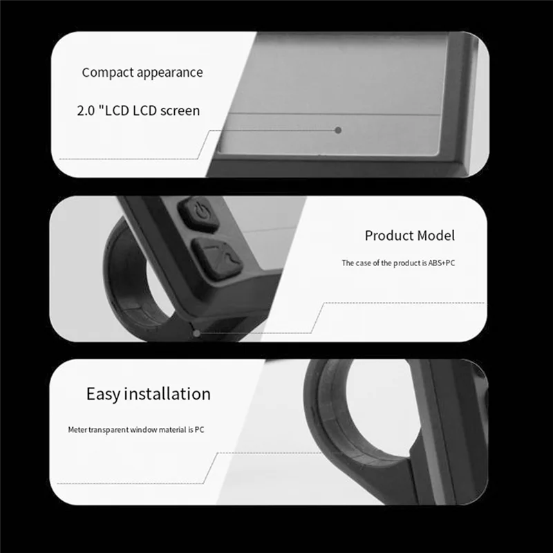 WCS-LCD Display Electric Meter For Bafang Center Motor 530S Code Table BBS01/02/HD Universal Code Table Accessories
WCS-LCD Display Electric Meter For Bafang Center Motor 530S Code Table BBS01/02/HD Universal Code Table Accessories