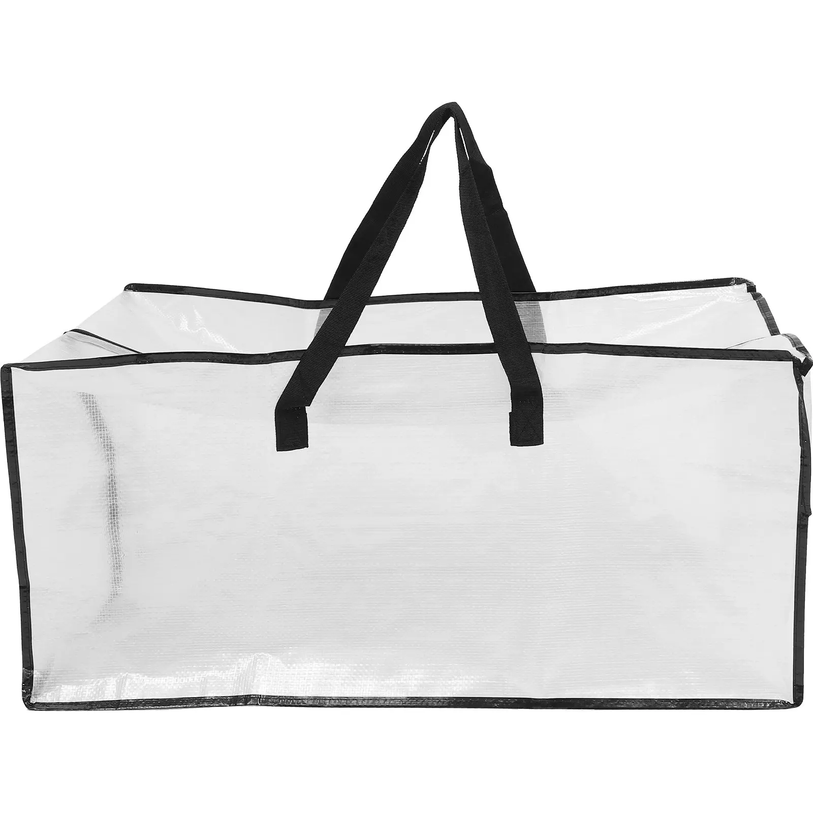 Large Capacity Clear Storage Bag with Sturdy Handle Heavy Duty PP Material Waterproof Comforter Storage Bag for Travel Clothes
Large Capacity Clear Storage Bag with Sturdy Handle Heavy Duty PP Material Waterproof Comforter Storage Bag for Travel Clothes
