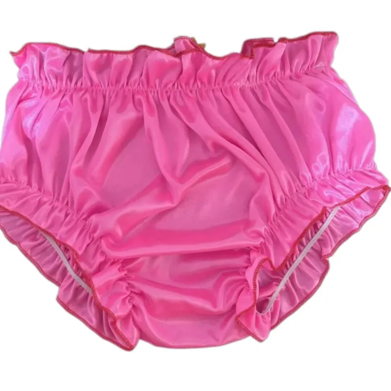Soft Smooth Double-sided Solid Color Ruffled Underwear Sexy Silky Unisex Sweet Panties Comfortable Breathable Traceless Briefs
Soft Smooth Double-sided Solid Color Ruffled Underwear Sexy Silky Unisex Sweet Panties Comfortable Breathable Traceless Briefs