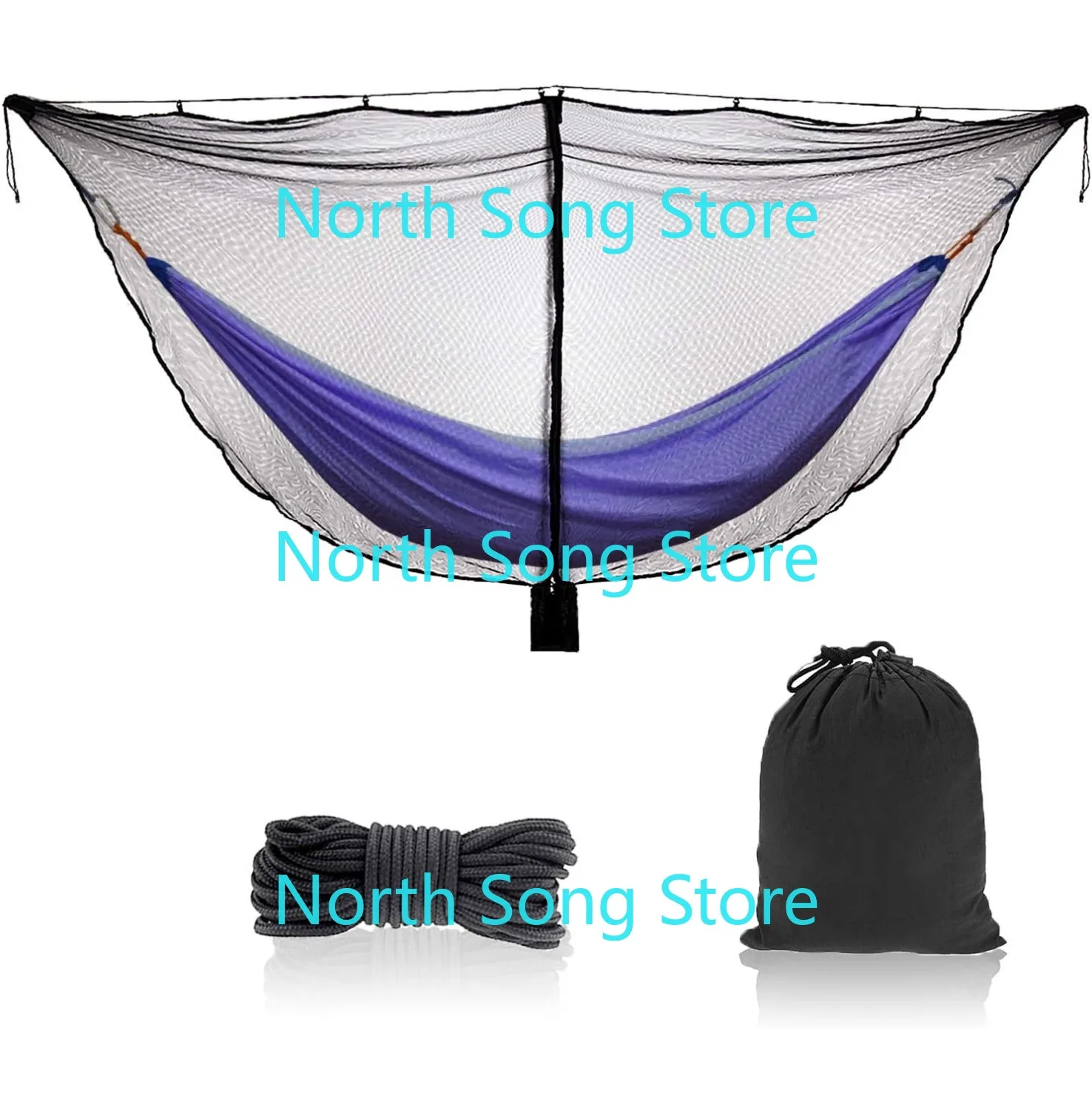 Camping Hammock Net, Lightweight Outdoor Mosquito Net with Dual Sided Zipper & Rope & Storage Bag (Not Include Hammock)
Camping Hammock Net, Lightweight Outdoor Mosquito Net with Dual Sided Zipper & Rope & Storage Bag (Not Include Hammock)