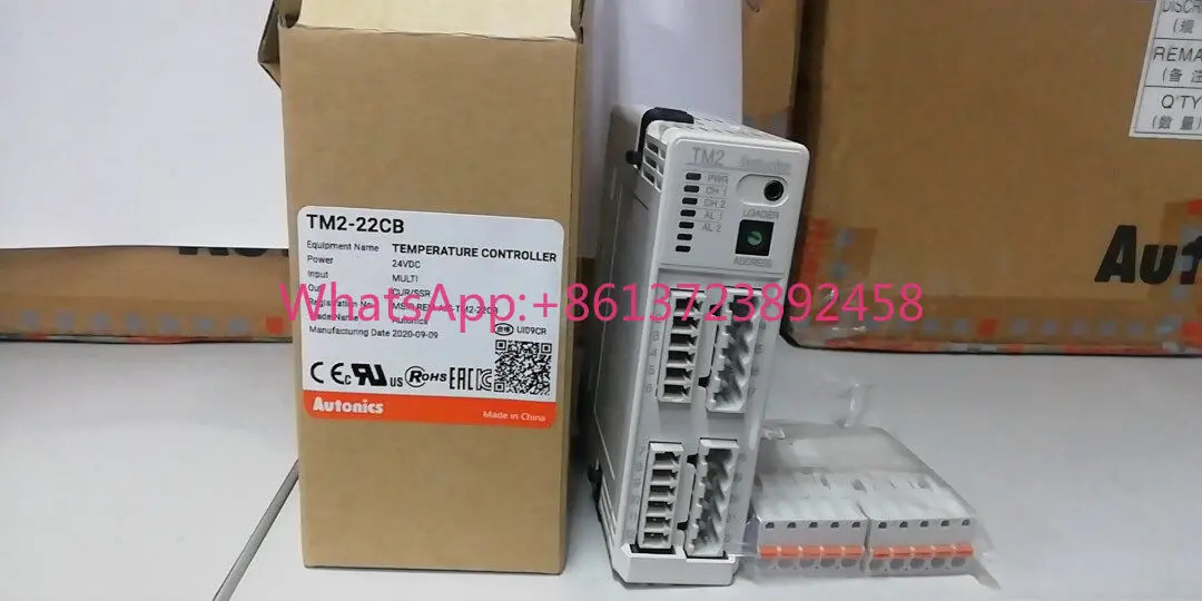 Autonix, temperature module TM2-22CB, 2 alarm, 2 current or SSR control outputs, with 485 communication, expandable to 164, volt
Autonix, temperature module TM2-22CB, 2 alarm, 2 current or SSR control outputs, with 485 communication, expandable to 164, volt