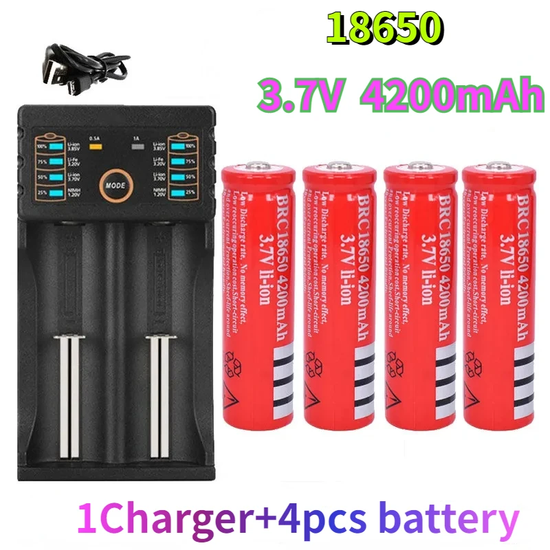 18650originaleBatterie3.7V4200mAhwiederaufladbareLithium-IonenBatterie fürLEDTaschenlampeBatterieLithium-IonenAkkuUSBLadegerät
18650originaleBatterie3.7V4200mAhwiederaufladbareLithium-IonenBatterie fürLEDTaschenlampeBatterieLithium-IonenAkkuUSBLadegerät