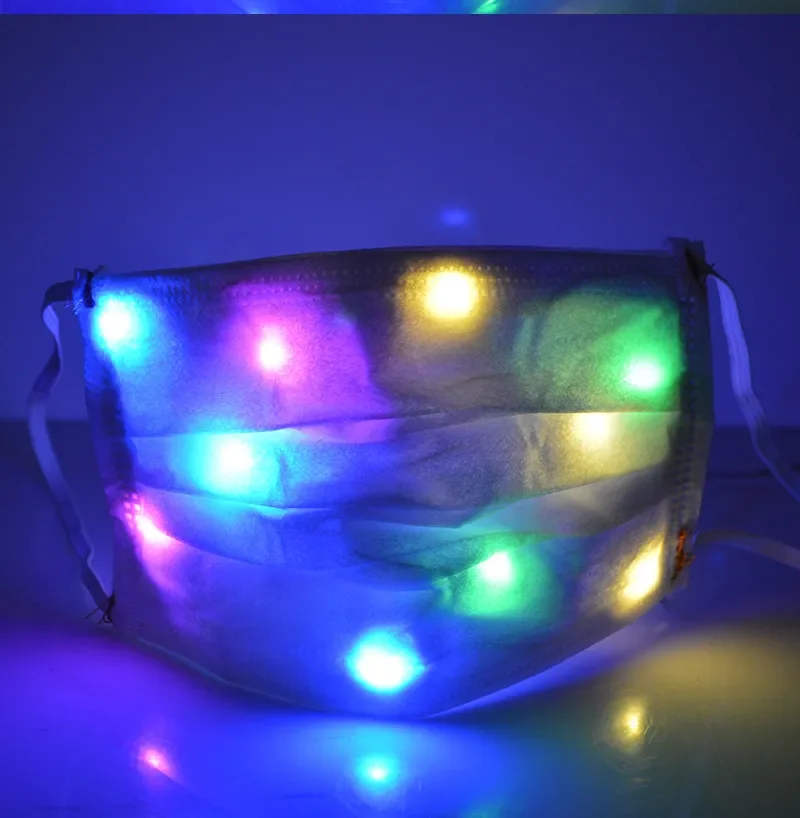 LED Light up Halloween Christmas Designer Face Masks Colorful LED Luminous Mask Disposable Prom Nightclub Halloween Decoration G
LED Light up Halloween Christmas Designer Face Masks Colorful LED Luminous Mask Disposable Prom Nightclub Halloween Decoration G