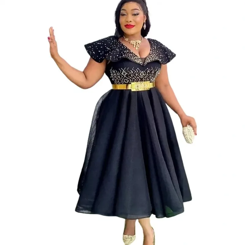 Plus Size African Wedding Party Dresses For Women 2024 New Dashiki Ankara Evening Gown Elegant Turkey Outfit Robe Africa Clothes
Plus Size African Wedding Party Dresses For Women 2024 New Dashiki Ankara Evening Gown Elegant Turkey Outfit Robe Africa Clothes