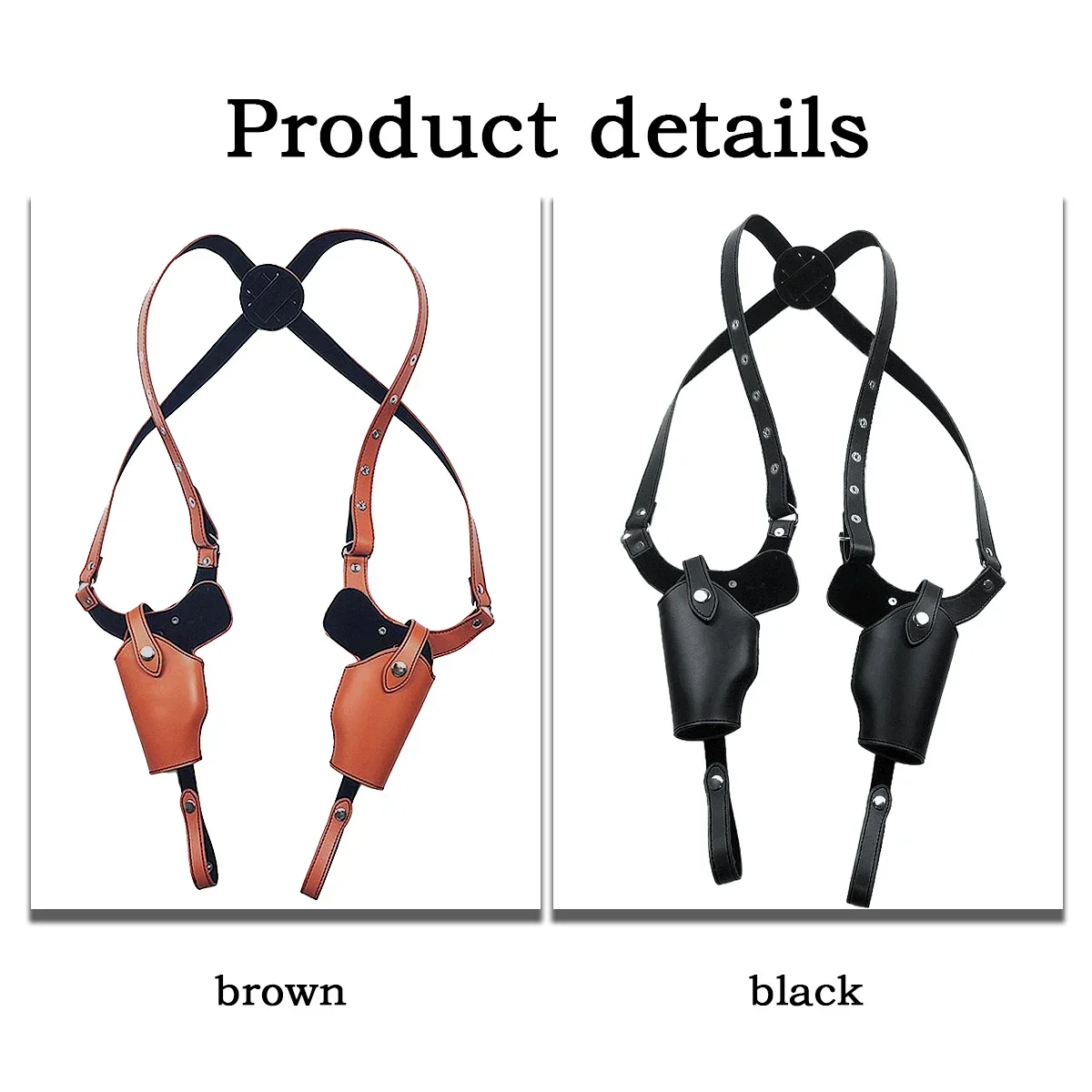 Тактическая кобура для пистолета IWB из искусственной кожи под плечо, регулируемая сумка для скрытого ношения с чехлом для журналов для пистолета Glock
Тактическая кобура для пистолета IWB из искусственной кожи под плечо, регулируемая сумка для скрытого ношения с чехлом для журналов для пистолета Glock