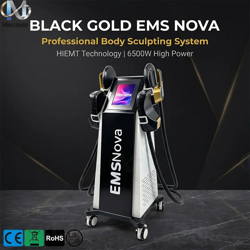 HIEMT EMS Body Sculpting Machine Muscle Building Fat Burning Body Contouring Equipment Non Invasive Body Shaping Device Professional Beauty Salon Fitness Equipment High Intensity Electromagnetic Muscle Training Machine Touch Screen Multi Handle System
HIEMT EMS Body Sculpting Machine Muscle Building Fat Burning Body Contouring Equipment Non Invasive Body Shaping Device Professional Beauty Salon Fitness Equipment High Intensity Electromagnetic Muscle Training Machine Touch Screen Multi Handle System