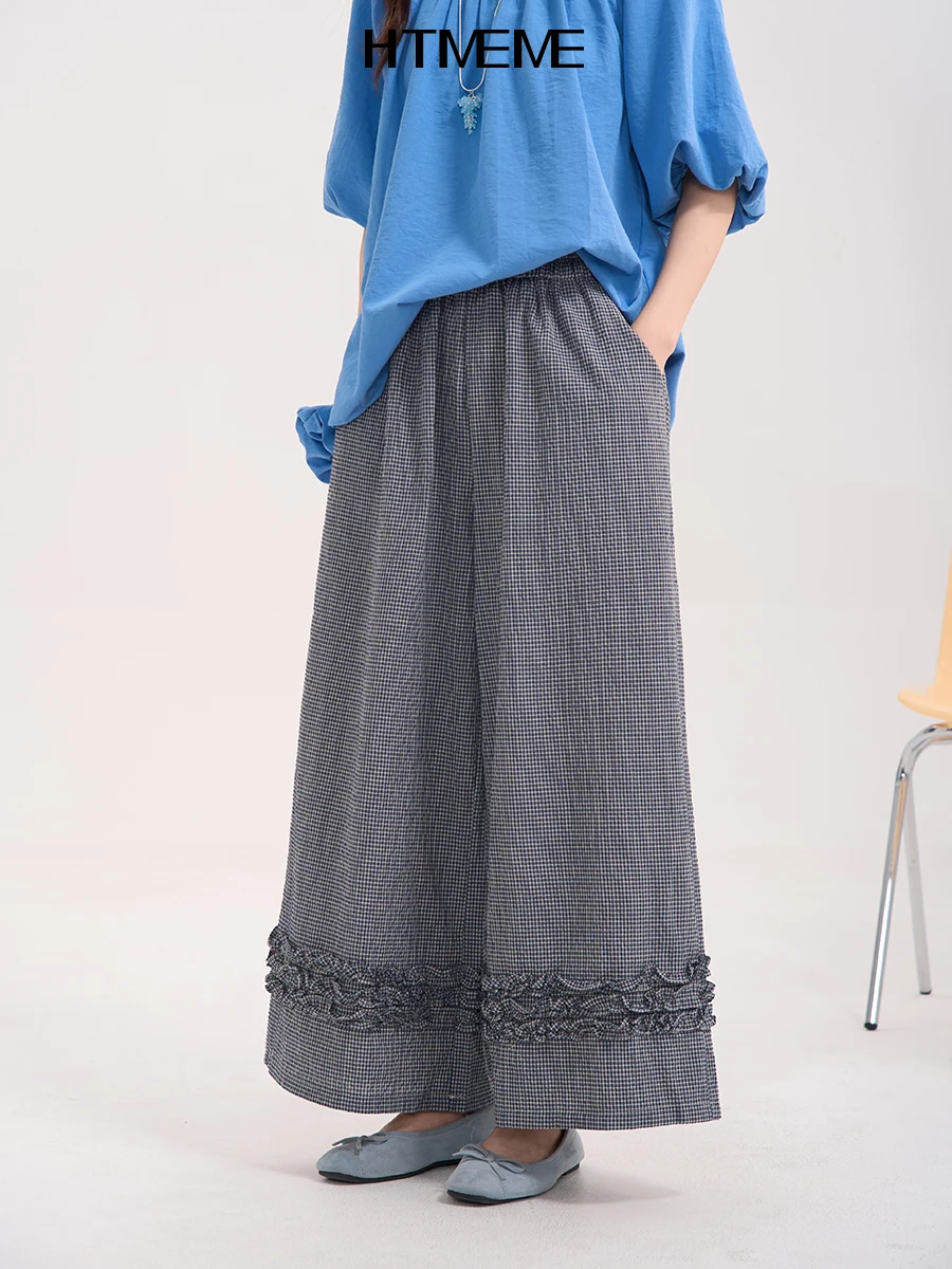 Женские летние брюки с высокой талией, прямые, с цветочным принтом и клеткой, универсальные, в стиле кэжуал
Женские летние брюки с высокой талией, прямые, с цветочным принтом и клеткой, универсальные, в стиле кэжуал