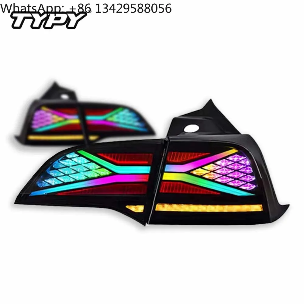 TYPY Car Lights for Tesla Model 3/Y RGB 2019-2022 Taillight LED Projetor Tail Lamp Daytime Running Light Automotive Accessories
TYPY Car Lights for Tesla Model 3/Y RGB 2019-2022 Taillight LED Projetor Tail Lamp Daytime Running Light Automotive Accessories