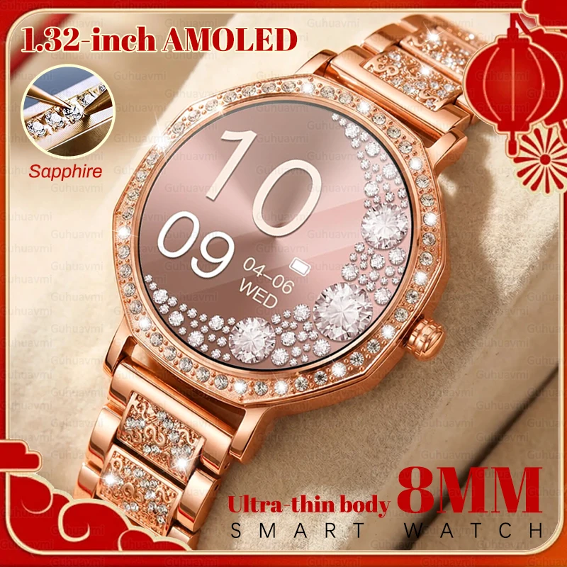 Новые модные женские смарт-часы 2026 года с HD-экраном 360*360, спортивный браслет, настраиваемый циферблат, измерение пульса, голосовые вызовы, смарт-часы для Android и iOS
Новые модные женские смарт-часы 2026 года с HD-экраном 360*360, спортивный браслет, настраиваемый циферблат, измерение пульса, голосовые вызовы, смарт-часы для Android и iOS