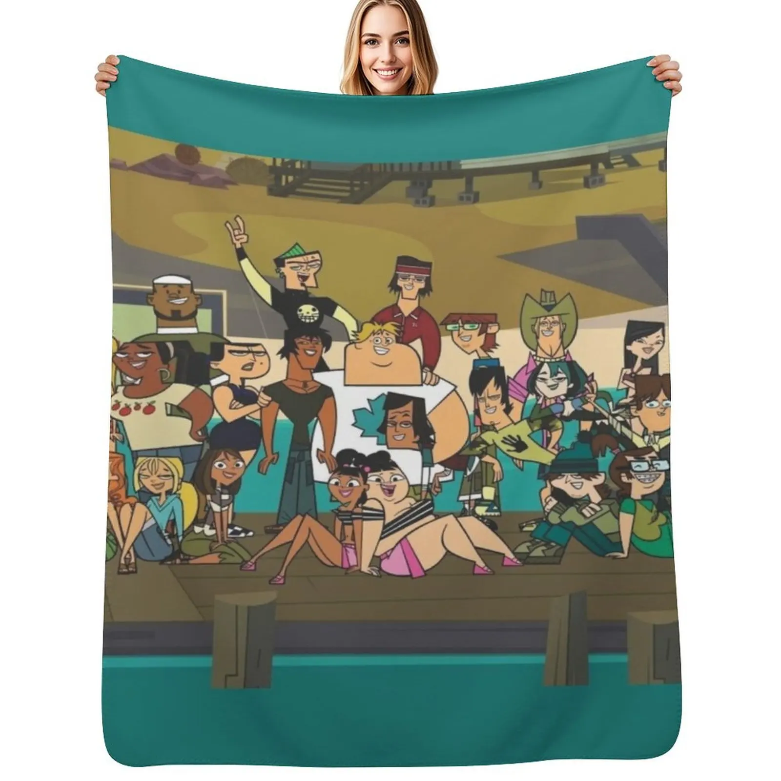 Welcome to Total Drama Island Throw Blanket No Pilling Soft Warm Blanket for Bed
Welcome to Total Drama Island Throw Blanket No Pilling Soft Warm Blanket for Bed