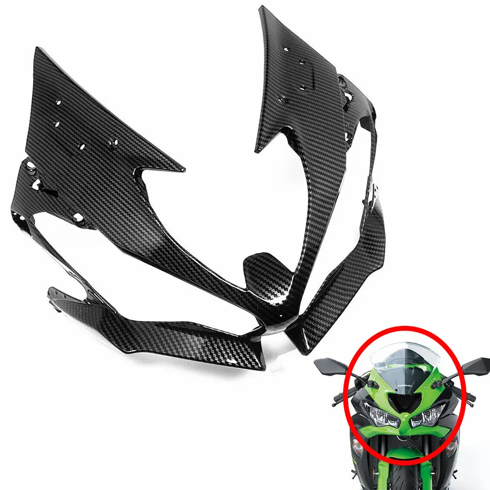 For Kawasaki NINJA ZX-6R ZX6R 2019 2020 2021 Front Upper Nose Part Fairing Headlight Cover Shield Cowl Motorcycle Motocross
For Kawasaki NINJA ZX-6R ZX6R 2019 2020 2021 Front Upper Nose Part Fairing Headlight Cover Shield Cowl Motorcycle Motocross