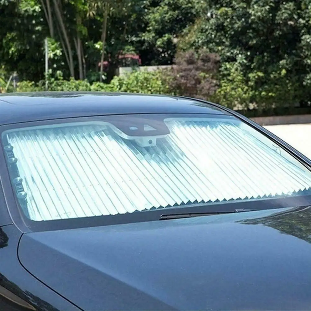 1 Set Auto Retractable Car Windshield Sun Shade Curtain UV Protection Sun Visor Cover Interior Replacement Parts Sun Visors
1 Set Auto Retractable Car Windshield Sun Shade Curtain UV Protection Sun Visor Cover Interior Replacement Parts Sun Visors