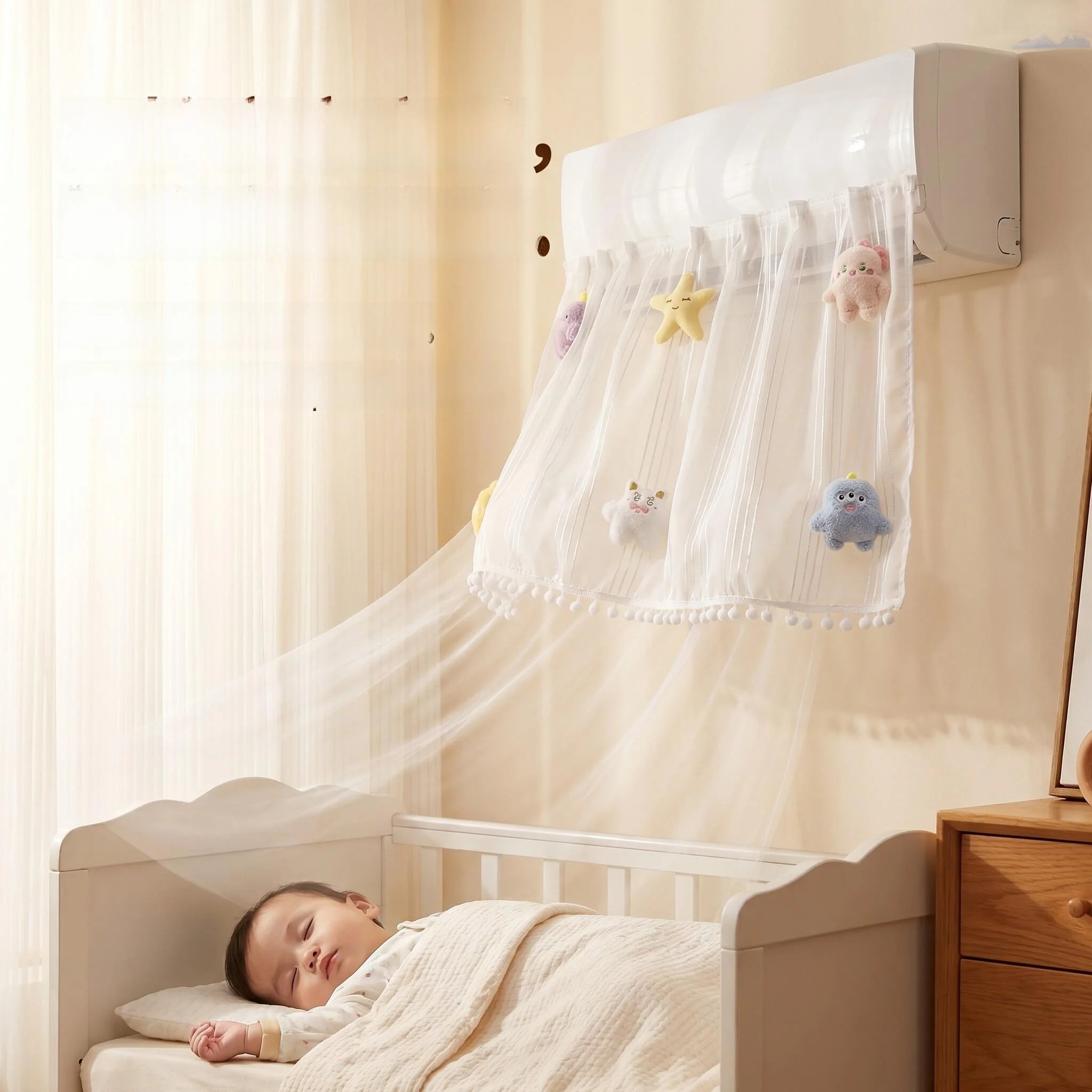 Universal Wall-Mounted Air Conditioner Indoor Machine Dust Cover Windshield Postpartum Care Anti-Direct Blow Curtain Cloth
Universal Wall-Mounted Air Conditioner Indoor Machine Dust Cover Windshield Postpartum Care Anti-Direct Blow Curtain Cloth