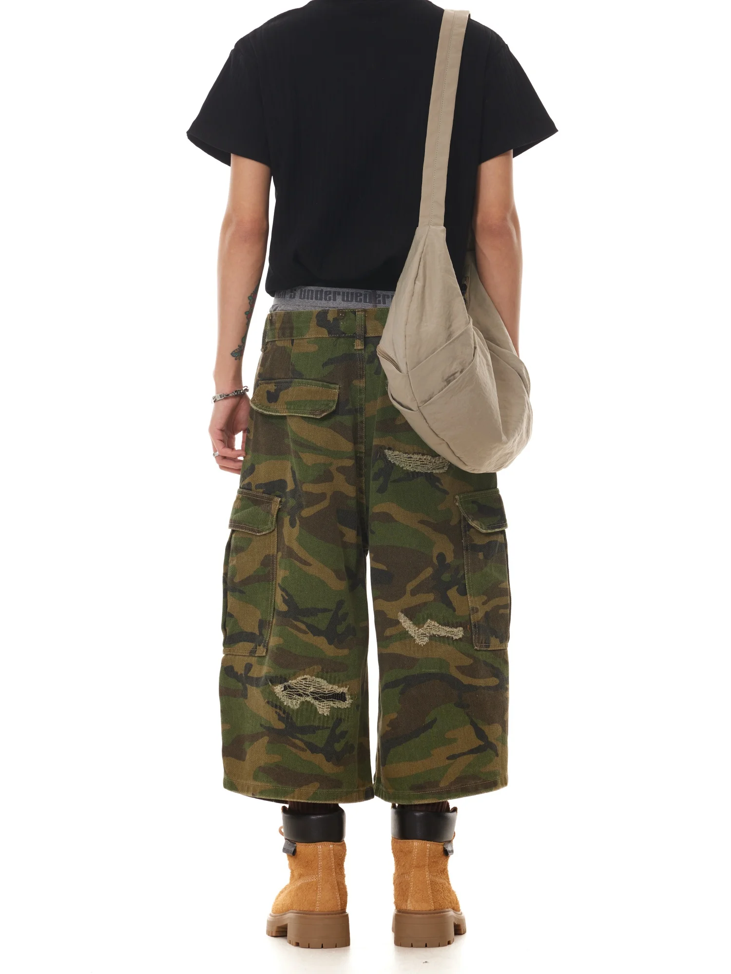 American Retro Damage Patch Camouflage Cargo Pants Street Multi-Mouth Loose Wide Leg Leisure Cropped
American Retro Damage Patch Camouflage Cargo Pants Street Multi-Mouth Loose Wide Leg Leisure Cropped