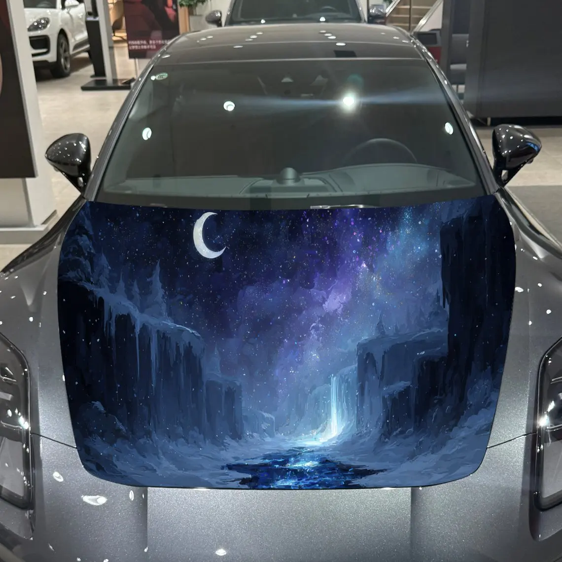 Moonlit Night, Milky Way Waterfall Car Hood Vinyl Stickers Car Surface Protection Decal Car Decoration Cover Vinyl Wraps Waterpr
Moonlit Night, Milky Way Waterfall Car Hood Vinyl Stickers Car Surface Protection Decal Car Decoration Cover Vinyl Wraps Waterpr
