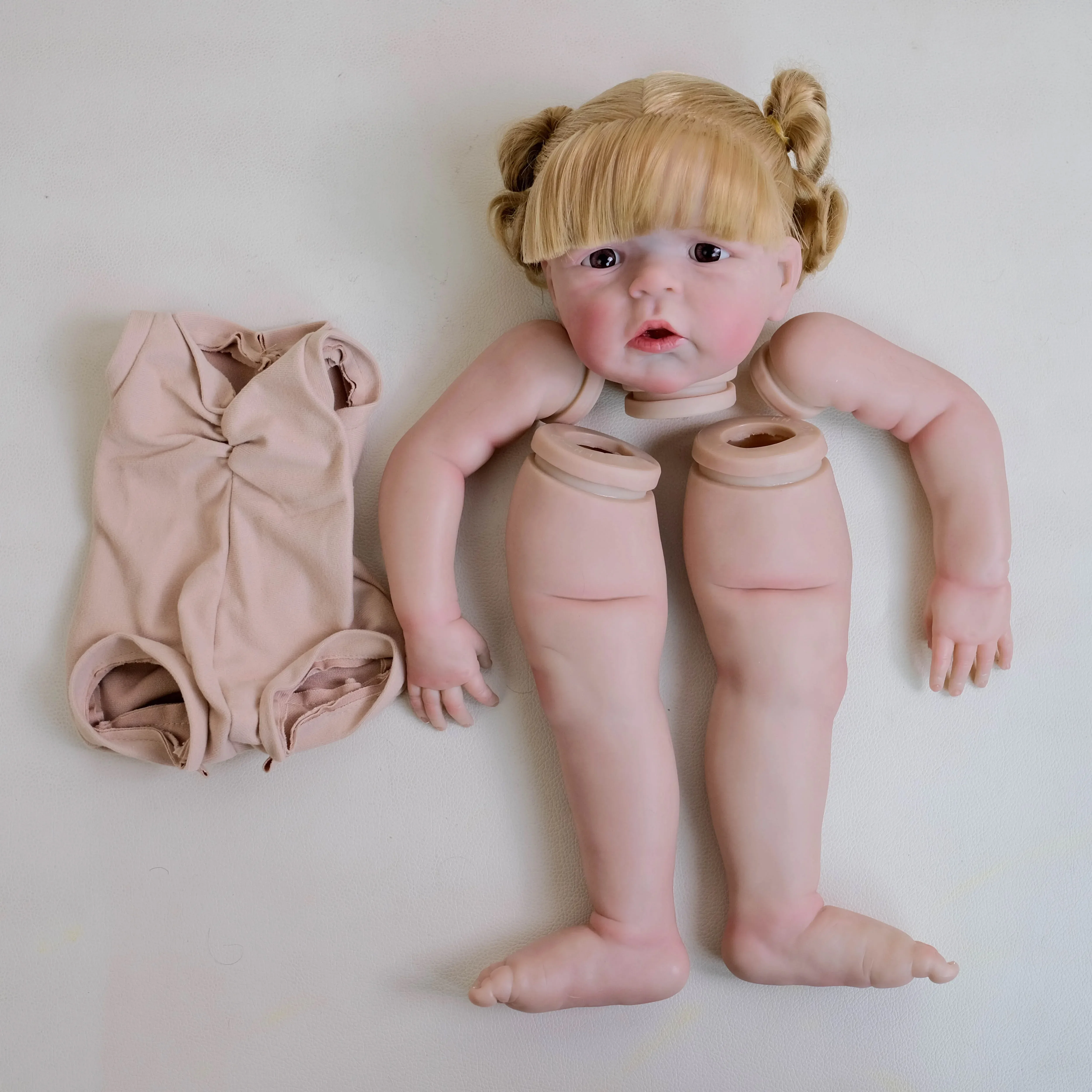 24inch Sandie Awake Already Painted Doll Kit Lifelike Reborn Baby Doll DIY Parts 3D Skin With Visible Veins Hand-Rooted Hair
24inch Sandie Awake Already Painted Doll Kit Lifelike Reborn Baby Doll DIY Parts 3D Skin With Visible Veins Hand-Rooted Hair