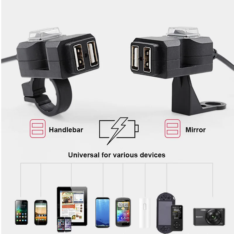 Зарядное устройство USB для мотоцикла HONDA CBR954RR VALKYRIE1500 GL1800 BIZ125 NSR BROS160 C90 CBR600RR AERO750
Зарядное устройство USB для мотоцикла HONDA CBR954RR VALKYRIE1500 GL1800 BIZ125 NSR BROS160 C90 CBR600RR AERO750