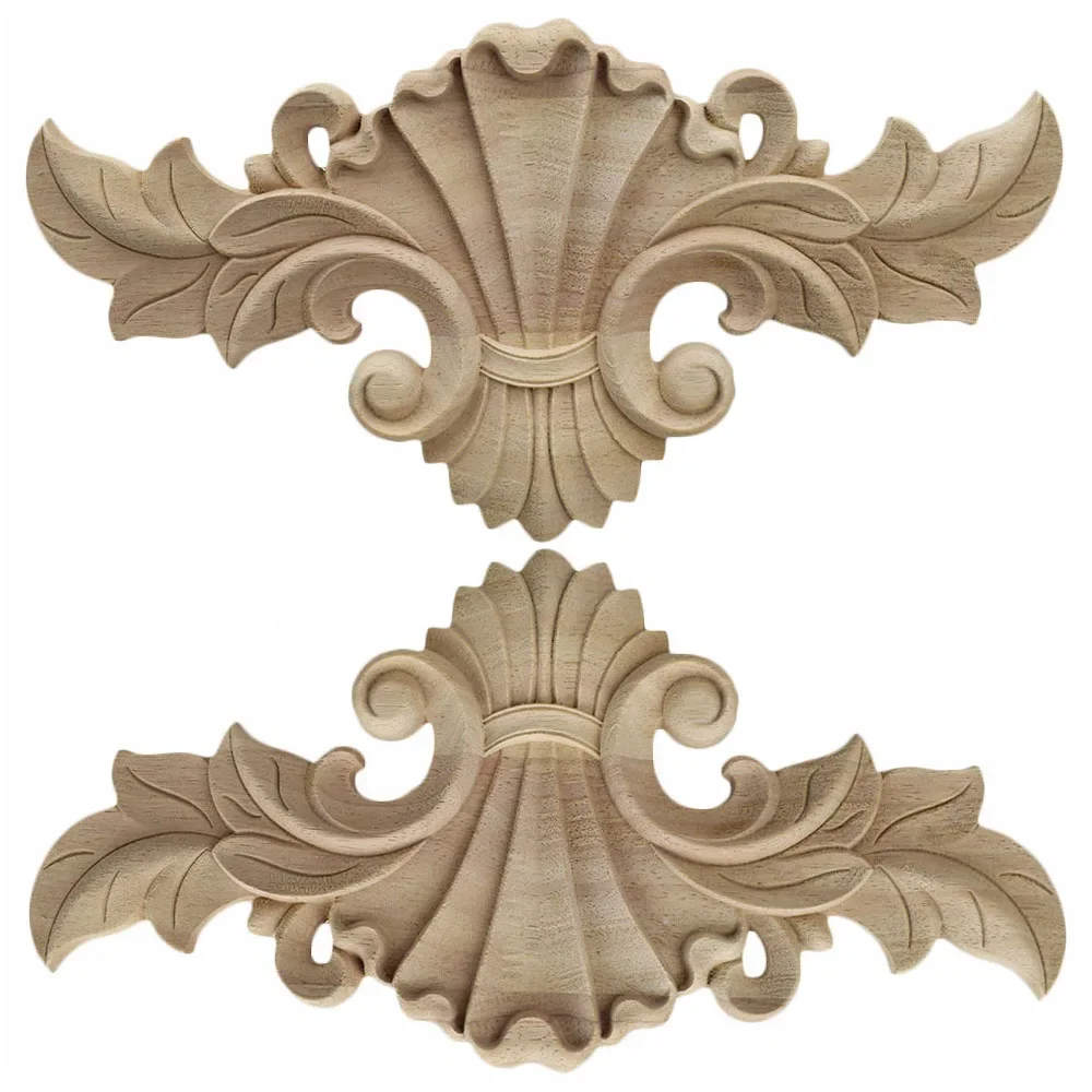2PCS 30cm Vintage Unpainted Wood Carved Corner Onlay Applique Decorate Wall Door Furniture Decorative Figurine Wooden Miniature
2PCS 30cm Vintage Unpainted Wood Carved Corner Onlay Applique Decorate Wall Door Furniture Decorative Figurine Wooden Miniature