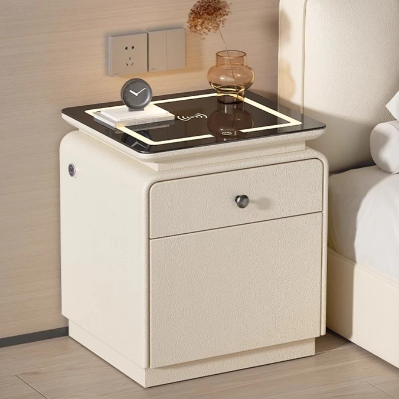Handle Charger Nightstand Drawer Aesthetic Smart Makeup Nightstand Unique White Armoires De Chambre Furniture Accessories
Handle Charger Nightstand Drawer Aesthetic Smart Makeup Nightstand Unique White Armoires De Chambre Furniture Accessories