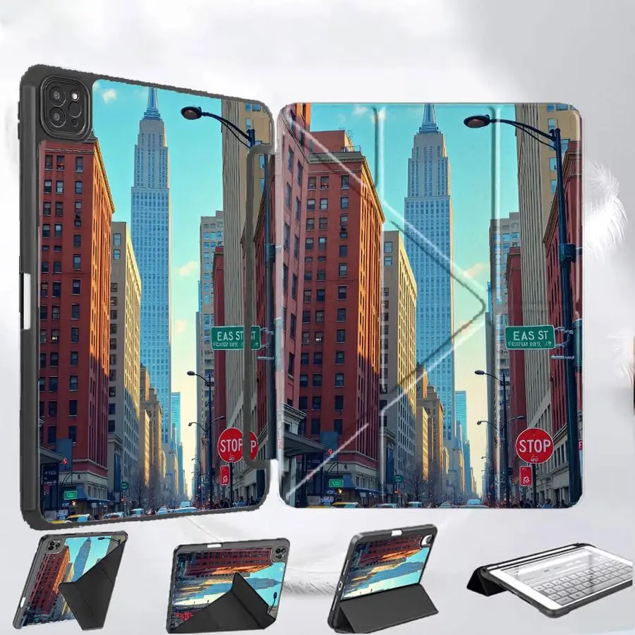 Чехол-подставка Prosperous City для планшетов iPad Pro 11-го, 10-го, 9-го, 8-го, 7-го поколений, 12.9 дюймов, Mini 6, 7, Air 4, 5, M3, M2, M4, 11 дюймов Pro 2025
Чехол-подставка Prosperous City для планшетов iPad Pro 11-го, 10-го, 9-го, 8-го, 7-го поколений, 12.9 дюймов, Mini 6, 7, Air 4, 5, M3, M2, M4, 11 дюймов Pro 2025