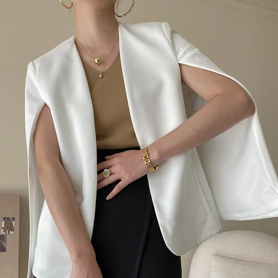 Ele Design Sense Маленький костюм-накидка Женское пальто Long Sve Commute Sle Pure Color Весенняя коллекция Китайский производитель
Ele Design Sense Маленький костюм-накидка Женское пальто Long Sve Commute Sle Pure Color Весенняя коллекция Китайский производитель
