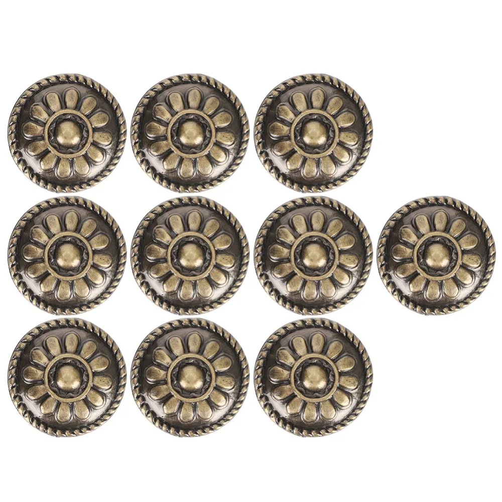 10 Set Zinc Alloy Office Handle Antique Brass 31*27mm Door Pulls Solid Solid Round Cabinet Handle Furniture Accessories
10 Set Zinc Alloy Office Handle Antique Brass 31*27mm Door Pulls Solid Solid Round Cabinet Handle Furniture Accessories