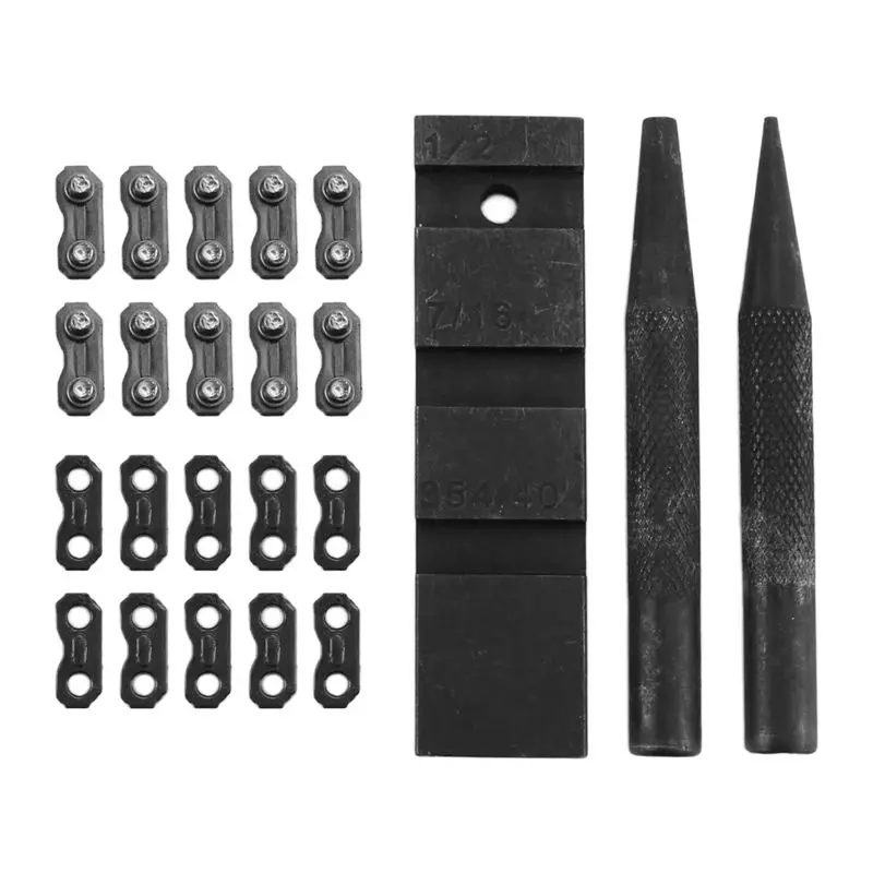 Набор для ремонта цепных пил A34R, 3 шт., с 10 комплектами соединительных звеньев для цепей пил 0,325 дюйма
Набор для ремонта цепных пил A34R, 3 шт., с 10 комплектами соединительных звеньев для цепей пил 0,325 дюйма