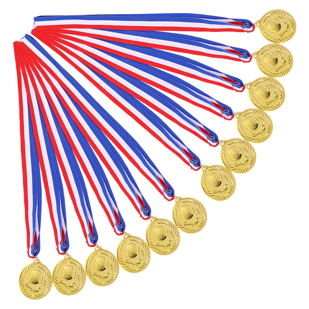 12pcs Medal Set Sports Awards Gold Silver Bronze Soccer Football Basketball Baseball Softball Volleyball Party Favors 
12pcs Medal Set Sports Awards Gold Silver Bronze Soccer Football Basketball Baseball Softball Volleyball Party Favors