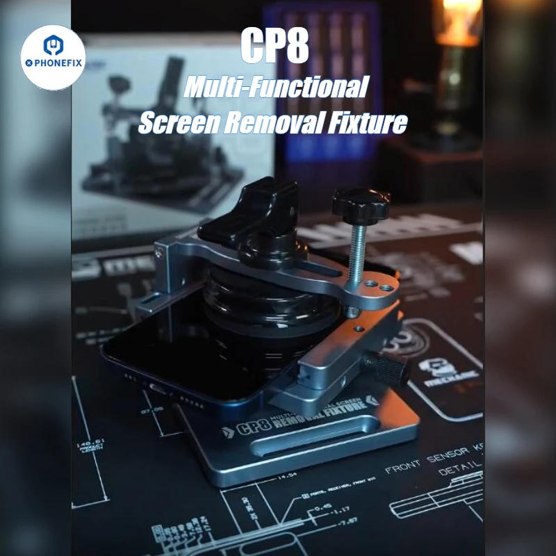 Mechanic CP8 Mobile Phone LCD Screen Removal Fixture Back Cover Glass Separator with Side-Hanging Suction Cup Rotating Clamp
Mechanic CP8 Mobile Phone LCD Screen Removal Fixture Back Cover Glass Separator with Side-Hanging Suction Cup Rotating Clamp