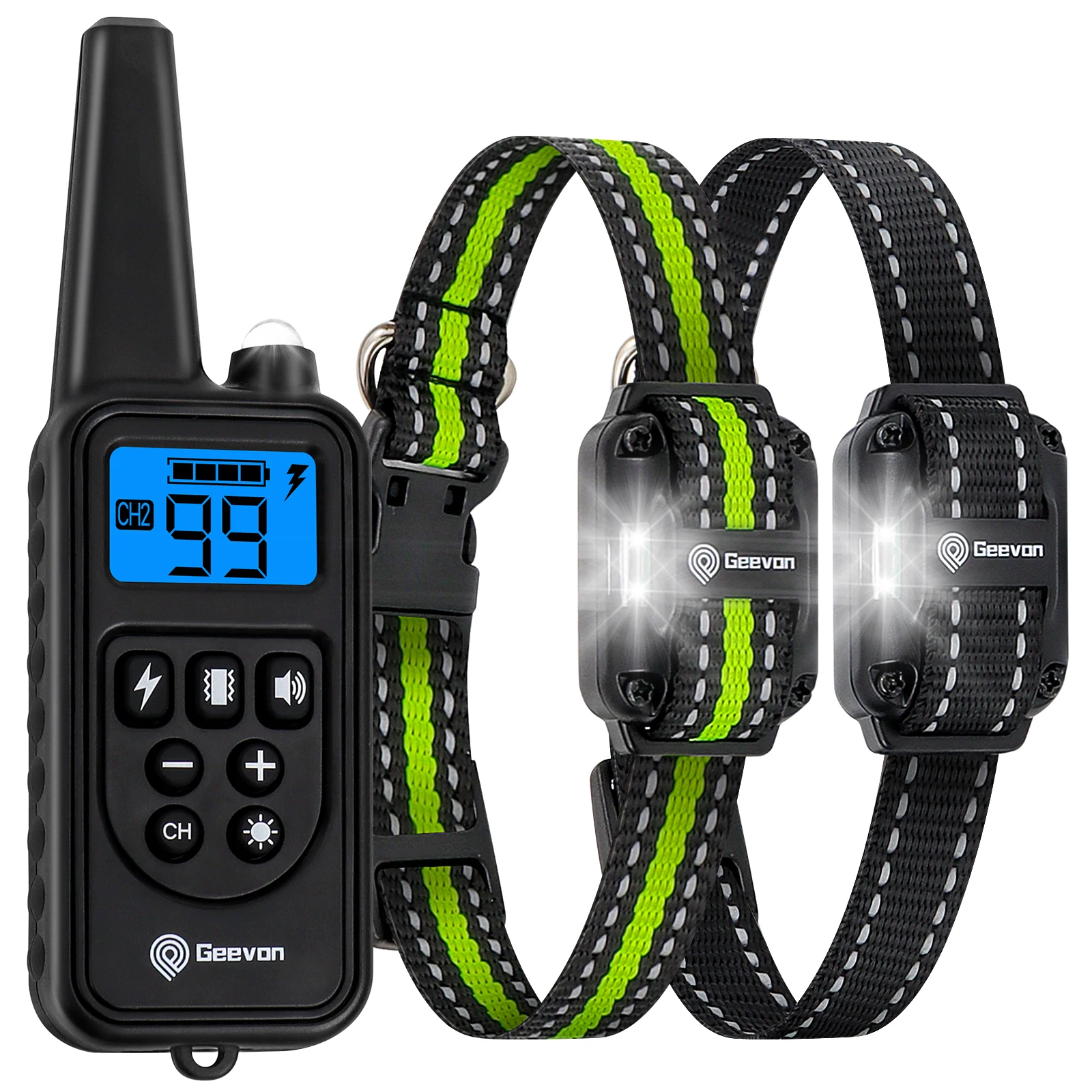 Geevon Dog Training Collar Remote 750m Waterproof Rechargeable Electric Shock Collar With 4 Modes For Small Medium Large Dog
Geevon Dog Training Collar Remote 750m Waterproof Rechargeable Electric Shock Collar With 4 Modes For Small Medium Large Dog