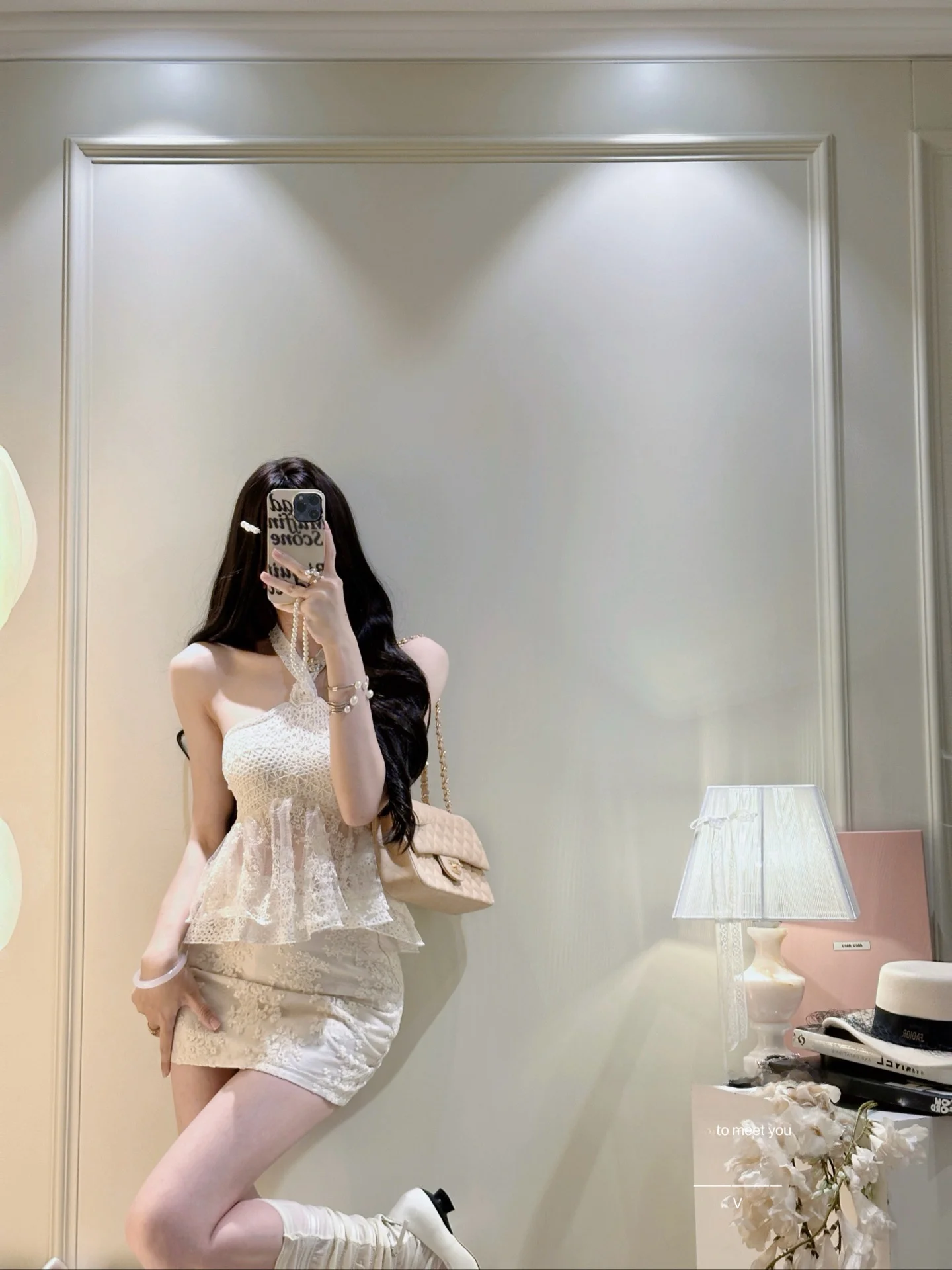 Moriarity Holiday Pure Desire Lace Halter Neck Top And Skirt Set Women's Elegant Girl Sensation Fashionable Two-Piece Suit
Moriarity Holiday Pure Desire Lace Halter Neck Top And Skirt Set Women's Elegant Girl Sensation Fashionable Two-Piece Suit